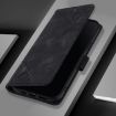 Oukitel C33 Black Leather Phone Case - Skin Feel, Embossed Design - 3