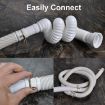 2m Diameter 32mm Extended Drain Hose for Washing Machine/Kitchen Basin - 6