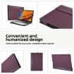Dark Blue Leather Laptop Case for HP Pavilion Book Pro 16 - 5