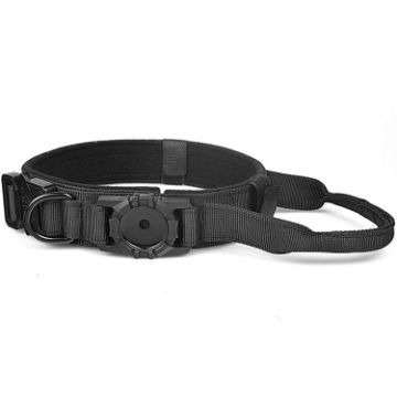 AirTag Locator Nylon Collar, Size M - Black - 1