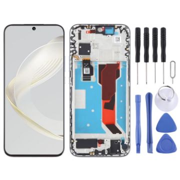 Huawei nova 11 LCD Screen Digitizer Assembly with Frame - White - 1