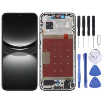 Huawei Nova 12 LCD Screen Digitizer Assembly with Frame - Black - 1
