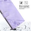 Blackview Shark 8 Embossed Leather Phone Case - Light Purple - 6