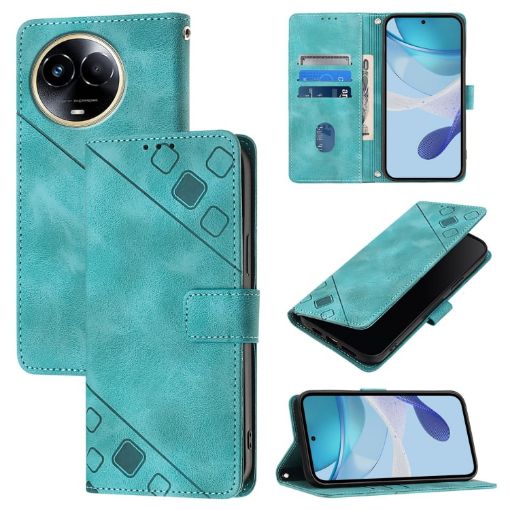 Realme 11 5G/11x 5G Green Leather Phone Case - 1
