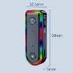 Q3 2-in-1 RGB Light Bluetooth Audio Receiver Car Adapter - 3