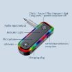 Q3 2-in-1 RGB Light Bluetooth Audio Receiver Car Adapter - 4