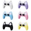 Yellow Cat Ear Silicone Case for Sony PS5 Gamepad - 3
