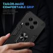Tecno Camon 30 Premier Shockproof Metal Ring Holder Phone Case - Black - 5