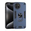 Itel S23 Shockproof Metal Ring Holder Phone Case - Blue - 1