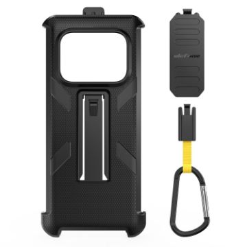 Ulefone Armor 25T Pro Back Clip Phone Case with Carabiner - Black - 1