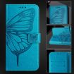 Blackview Shark 8 Embossed Butterfly Leather Phone Case - Blue - 6