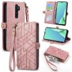 OPPO A9 2020/A5 2020 Pink Leather Phone Case - 1