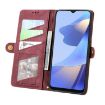 OPPO A54 5G/A74 5G/A93 5G Red Leather Phone Case - 3