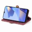 OPPO A54 5G/A74 5G/A93 5G Red Leather Phone Case - 4