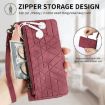 OPPO A54 5G/A74 5G/A93 5G Red Leather Phone Case - 6
