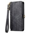 OPPO A53 2020 Geometric Zipper Wallet Leather Phone Case - 2