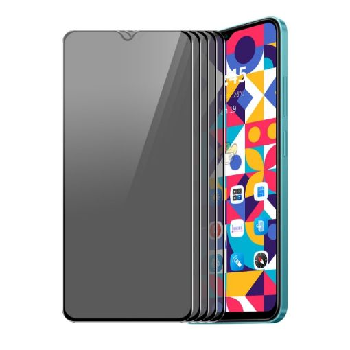 Samsung Galaxy A25 5G Privacy Tempered Glass Film - 5pcs - 1