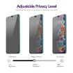 Samsung Galaxy Xcover 7 Privacy Tempered Glass Film - 5pcs - 3