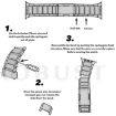 Apple Watch Series 5 40mm Titanium Metal Watch Band - Silver - 3
