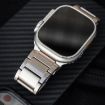 Apple Watch Series 6 44mm Titanium Metal Watch Band - Silver - 5