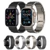 Apple Watch Series 9 41mm Titanium Metal Watch Band - Silver - 2
