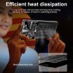 ZTE nubia Z60 Ultra Metal Cooling Phone Case - Black - 6