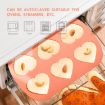 Cheese Jelly Cake Mold Silicone Baking Tray (Love) - 3