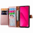 T-Mobile T Phone 2 5G Pink Leather Phone Case with Zipper Lanyard - 3