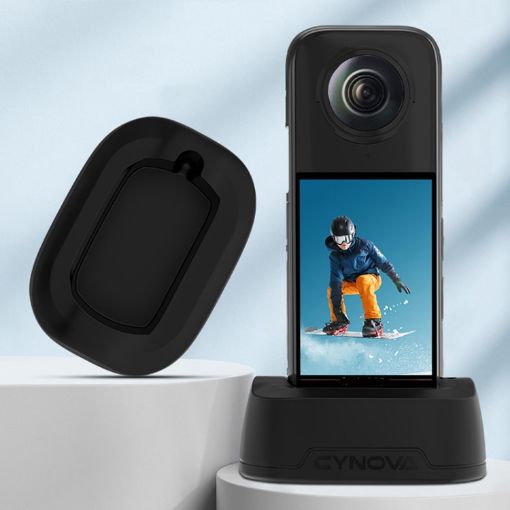 Insta360 X4 CYNOVA Silicone Base Upright Holder Desktop Stand - 1