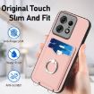 Motorola Edge 50 Pro EU Edition R20 Ring Card Holder Phone Case - Pink - 5