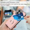 Motorola Edge 50 Pro EU Edition R20 Ring Card Holder Phone Case - Pink - 6