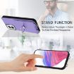 Motorola Moto G Power 5G 2024 R20 Ring Card Holder Phone Case - Purple - 4