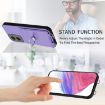 Motorola Moto G Stylus 5G 2024 R20 Ring Card Holder Phone Case - Purple - 4