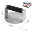 304 Stainless Steel Round Meat Patty Press Tool Burger Presser - 2