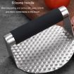304 Stainless Steel Round Meat Patty Press Tool Burger Presser - 4