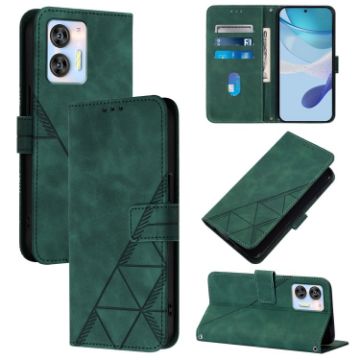 Oukitel C35/C36 Crossbody Green Leather Phone Case - 1