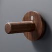 Dyson Hair Dryer Wall-mounted Storage Rack - Wooden Shelf - 1