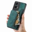 Motorola G Stylus 5G 2024 Retro Leather Zipper Wallet Back Phone Case - 6