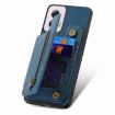 Motorola G Power 5G 2024 Blue Leather Wallet Phone Case - 4