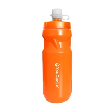 YouGuoLe 600ml PP5 Plastic Outdoor Bicycle Cycling Fitness Squeeze Water Cup - 1