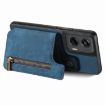 Motorola G Stylus 5G 2024 Blue Leather Wallet Case - 3