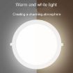 6W Round Opening 105mm Ceiling Downlight - 6000K White Light - 6
