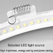 Recessed Ceiling Downlight 15W Round Opening 175mm - 3000K Warm Light - 3