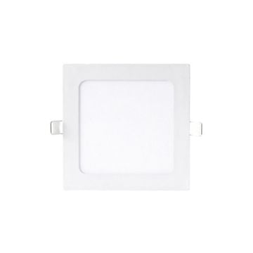 9W Square Opening 130mm Downlight, 6000K White Light - 1