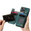 For Honor X8 5G Green Leather Zipper Wallet Phone Case - 5