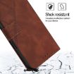 Blackview Color 8 Crossbody 3D Embossed Flip Leather Phone Case - Brown - 5