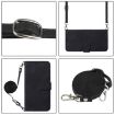 Blackview Shark 8 Crossbody 3D Embossed Flip Leather Phone Case - 3