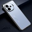 Blue Frosted Metal Phone Case for vivo iQOO Z9/Z9 Turbo - 1