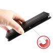 TCL 50 5G Black Leather Phone Case - Retro Texture, Magnetic Buckle - 6