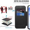 Samsung Galaxy A55 5G MagSafe RFID Anti-theft Leather Phone Case - 5
